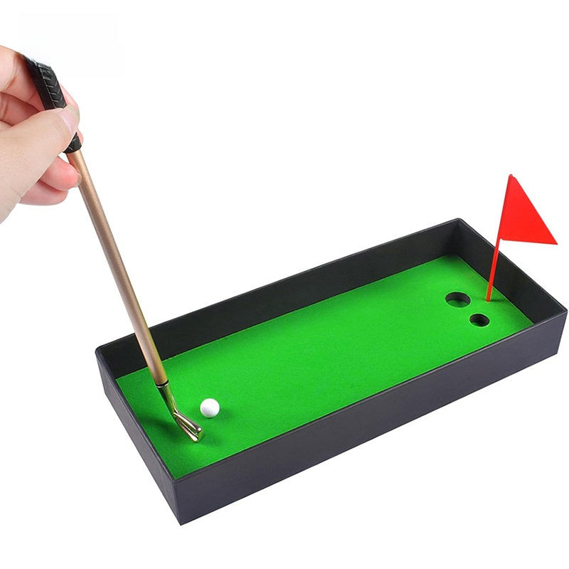 Golf Club Design Ballpoint Pen Set with Gift Box