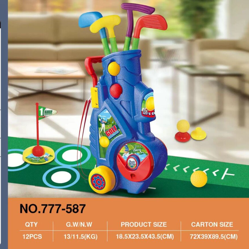 Children's Golf Practice Set with Clubs and Balls