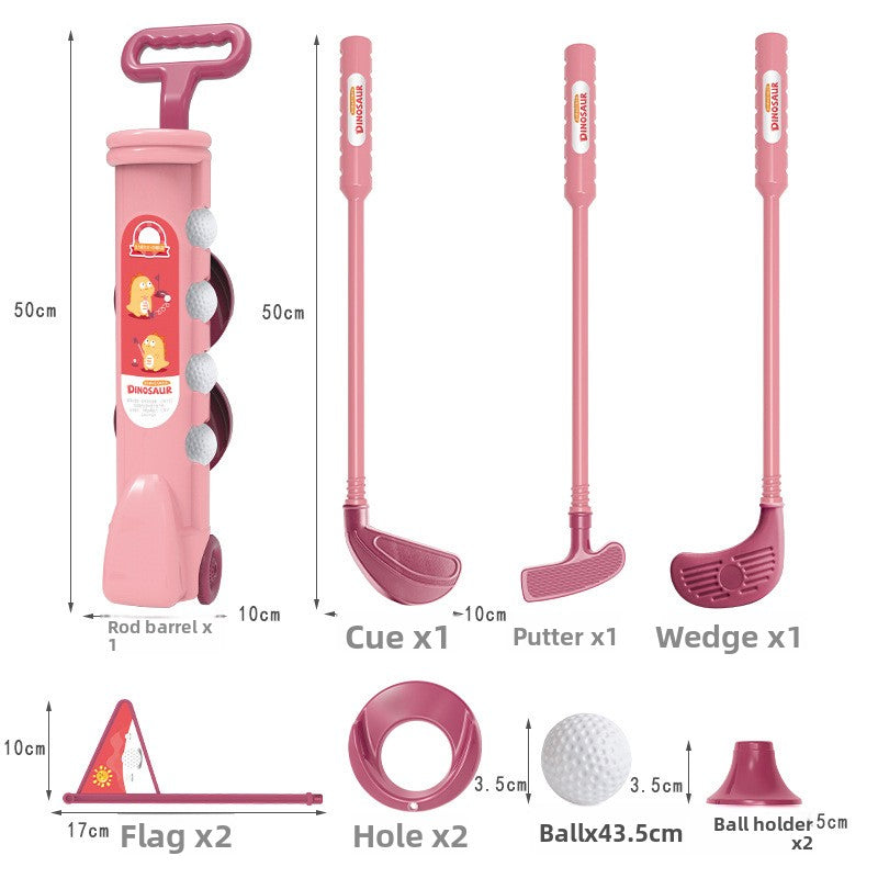 Children's Golf Practice Set with Clubs and Balls