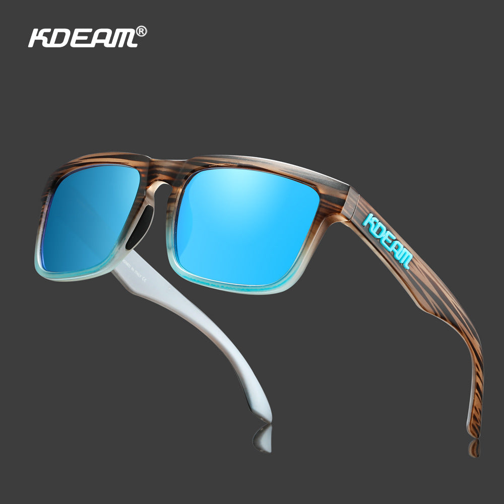 Classic Square Polarized Sunglasses for Outdoor Sports