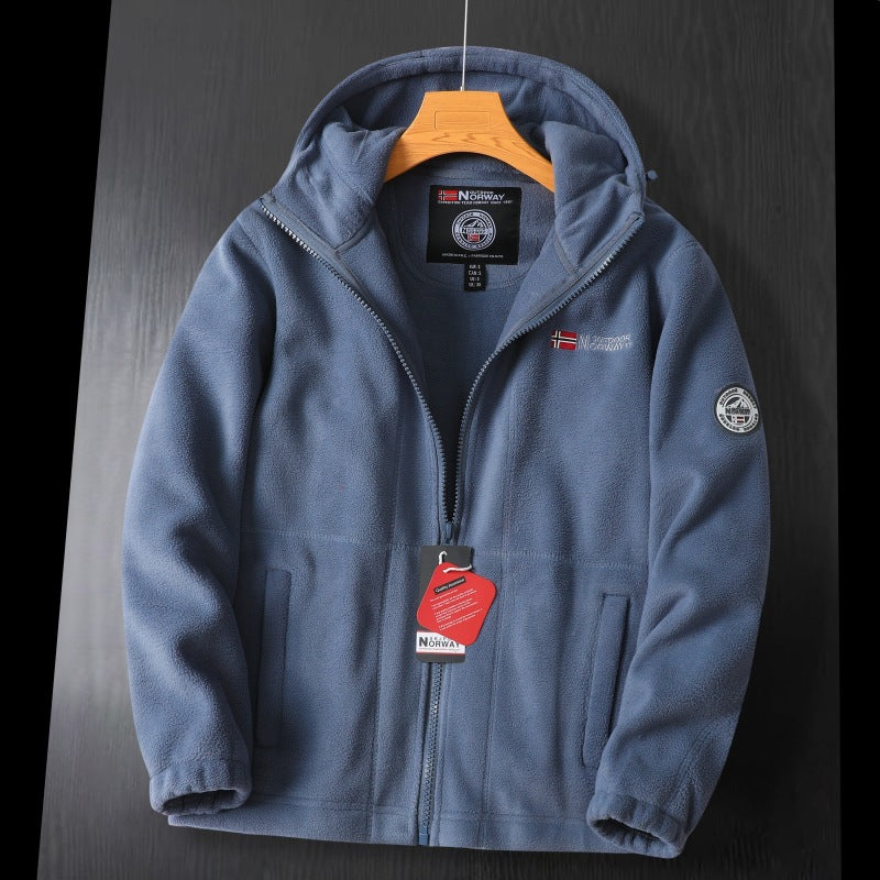 Winter Hooded Fleece Lined Jacket for Men