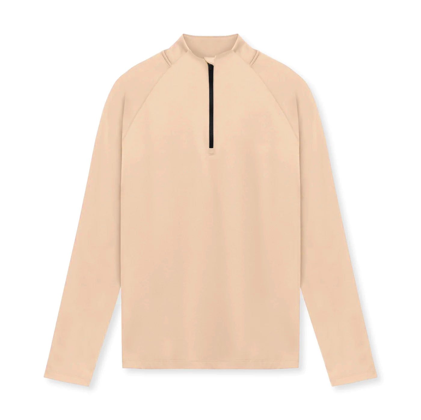Mens Solid Color 1/4 Zip Turtleneck Sport Shirt