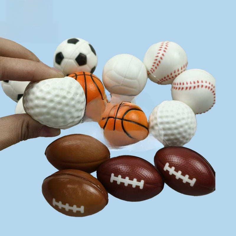 Multicolor PU Foam Sports Balls for Children Sensory Play