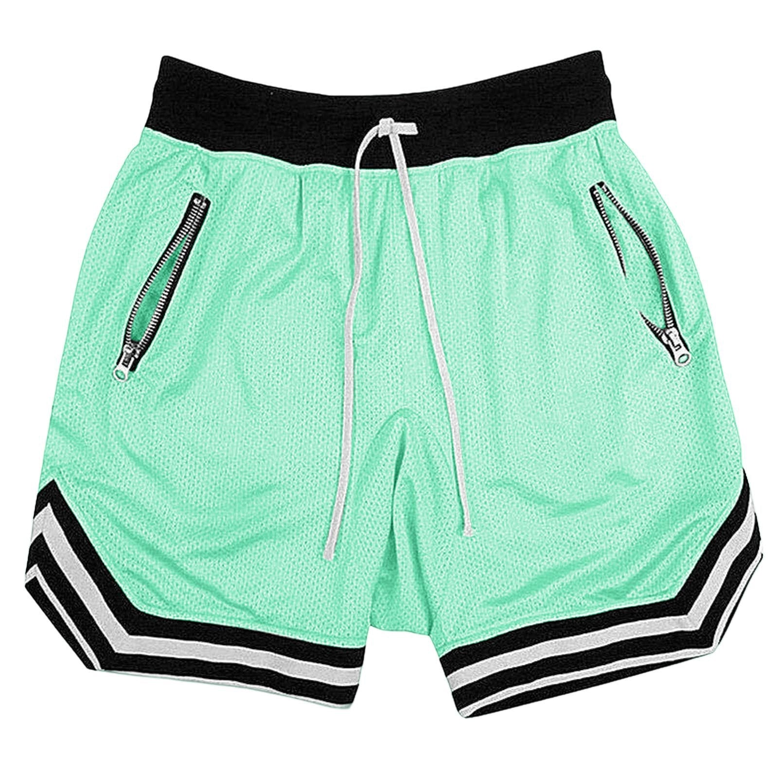 Breathable Mesh Sports Shorts for Basketball and Gym Training