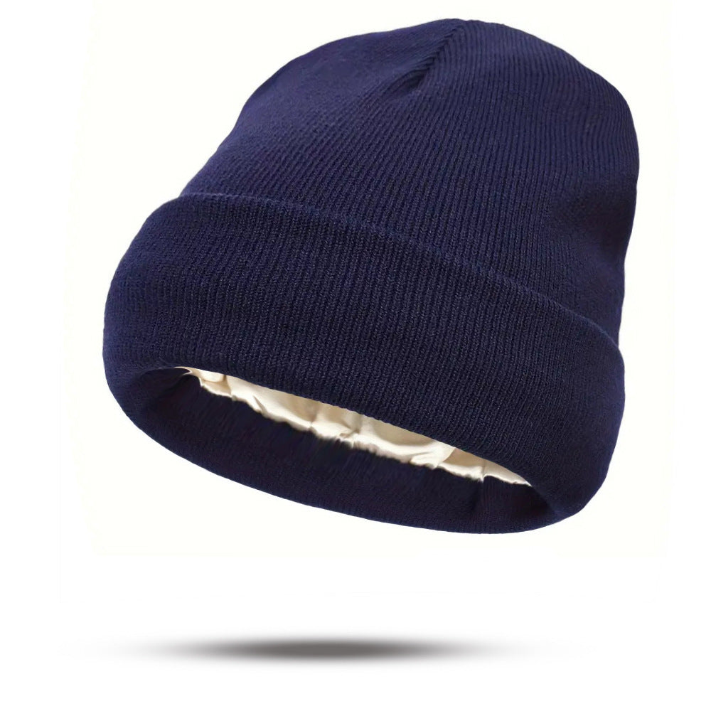 Satin Finish Knitted Winter Hats