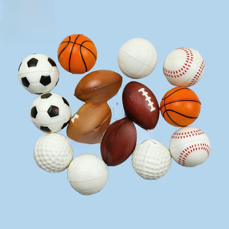 Multicolor PU Foam Sports Balls for Children Sensory Play