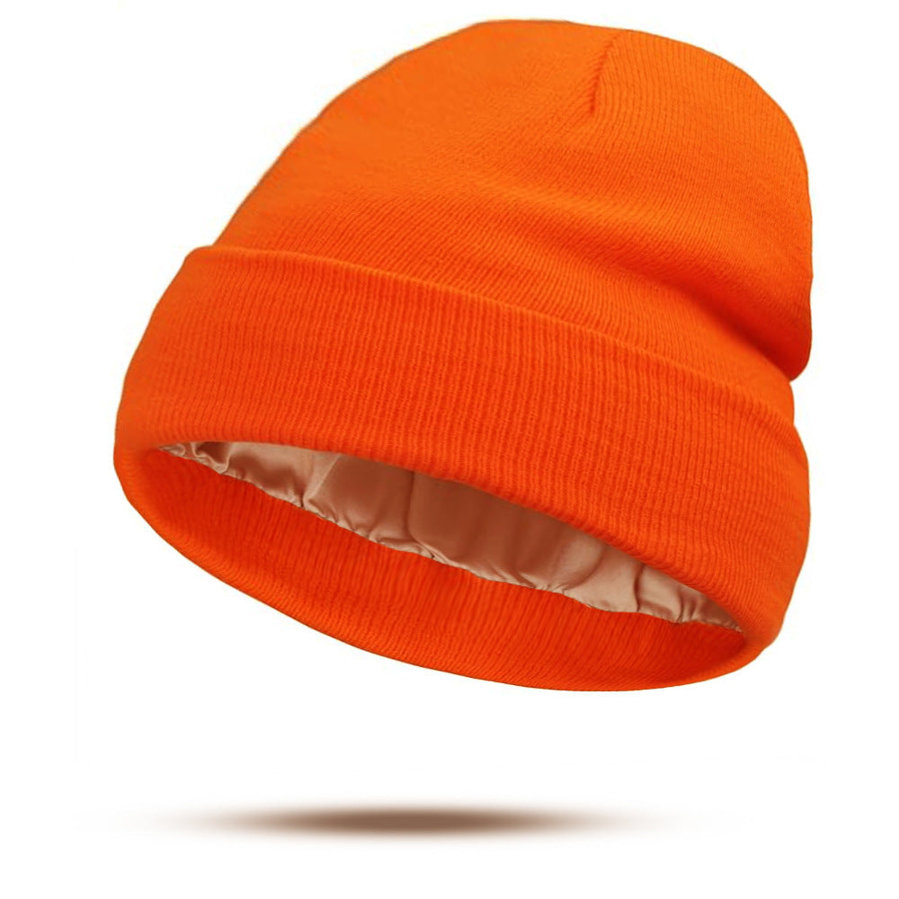 Satin Finish Knitted Winter Hats