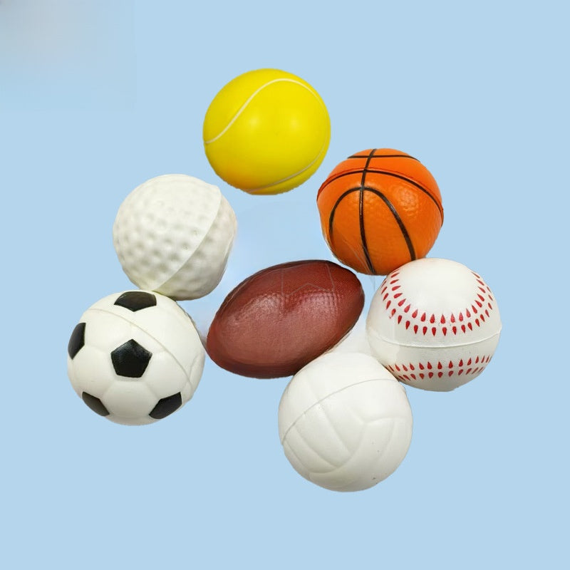 Multicolor PU Foam Sports Balls for Children Sensory Play