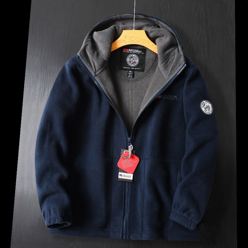 Winter Hooded Fleece Lined Jacket for Men