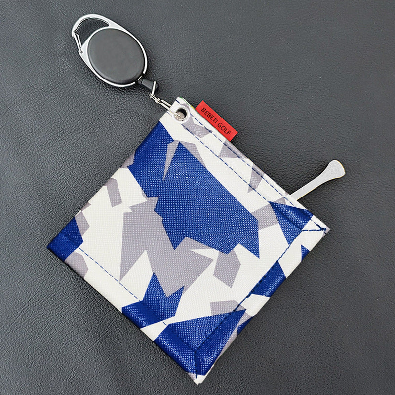 Golf Towel with Hanging Ring Camouflage Design