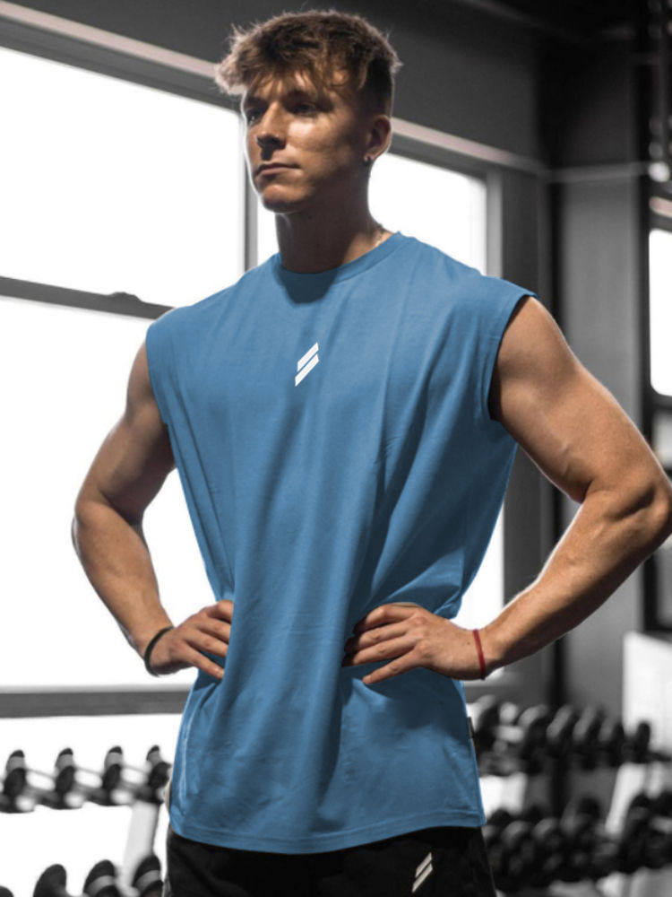 Mens Fitness Quick-Dry Sleeveless Vest
