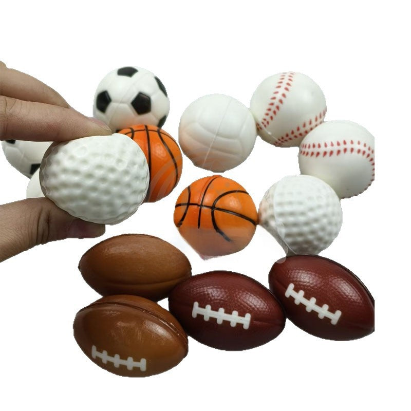 Multicolor PU Foam Sports Balls for Children Sensory Play