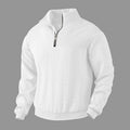 Stand-up collar zip-up hoodie