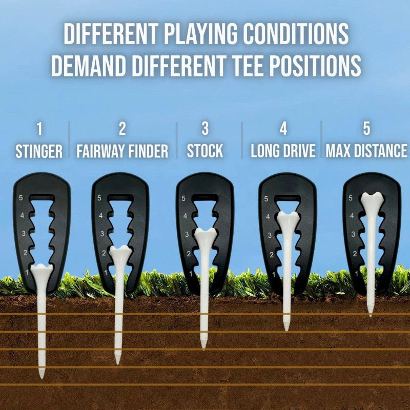Golf Tee Height Adjustment Tool
