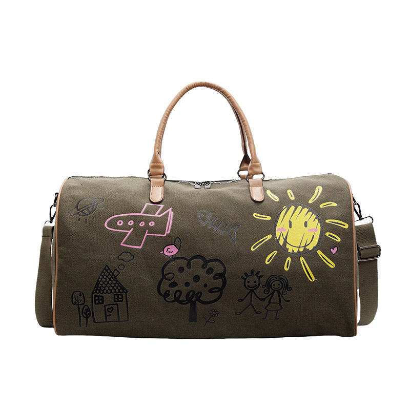 Graffiti Style Travel Gym Bag