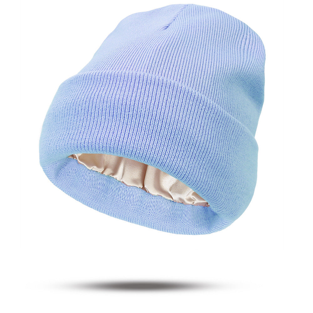 Satin Finish Knitted Winter Hats