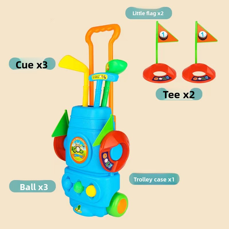 Children's Golf Practice Set with Clubs and Balls